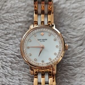 Kate Spade Gold and Silver Crystal Watch